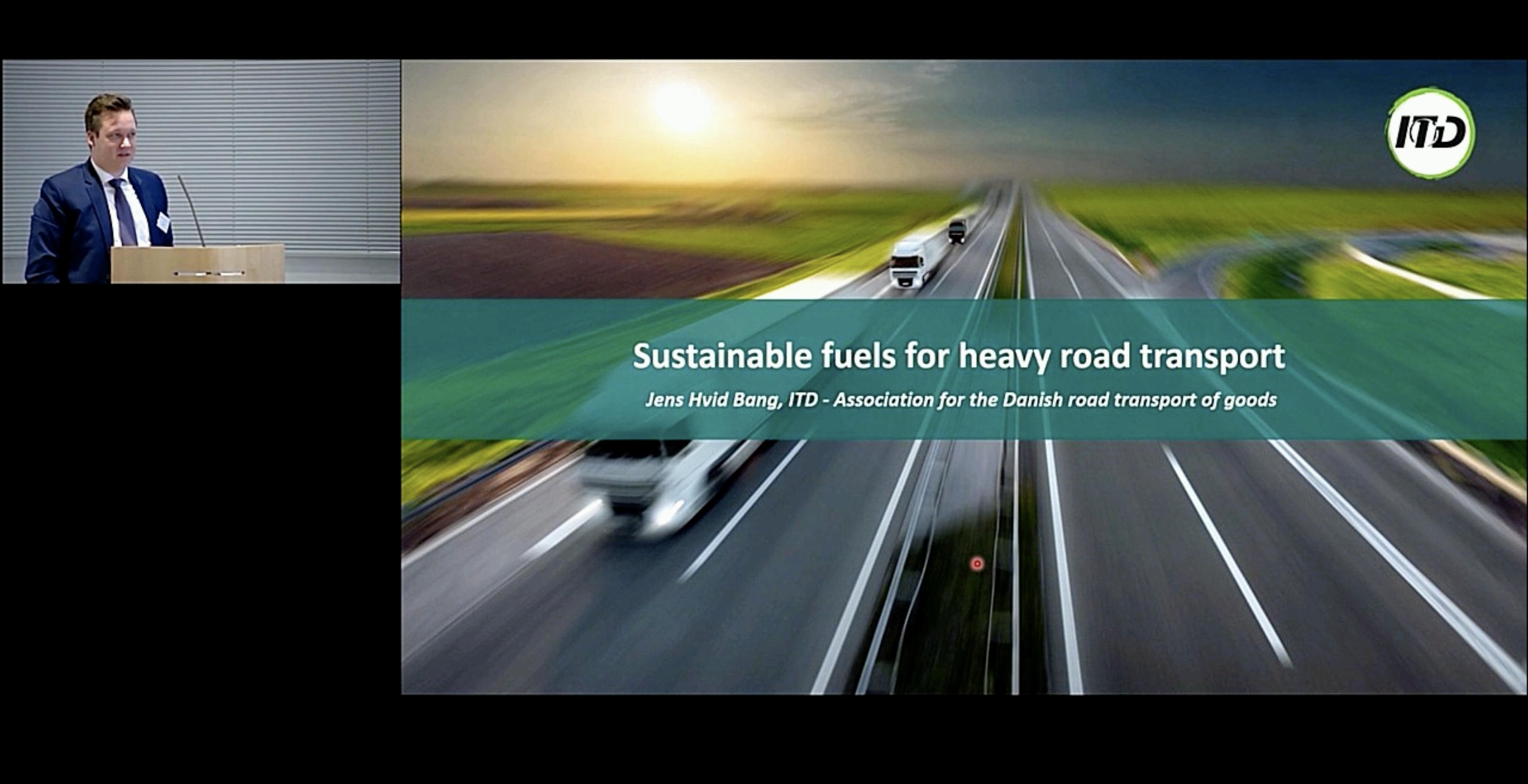 Jens Hvid Bang, Chief Consultant, ITD at the PtX conference