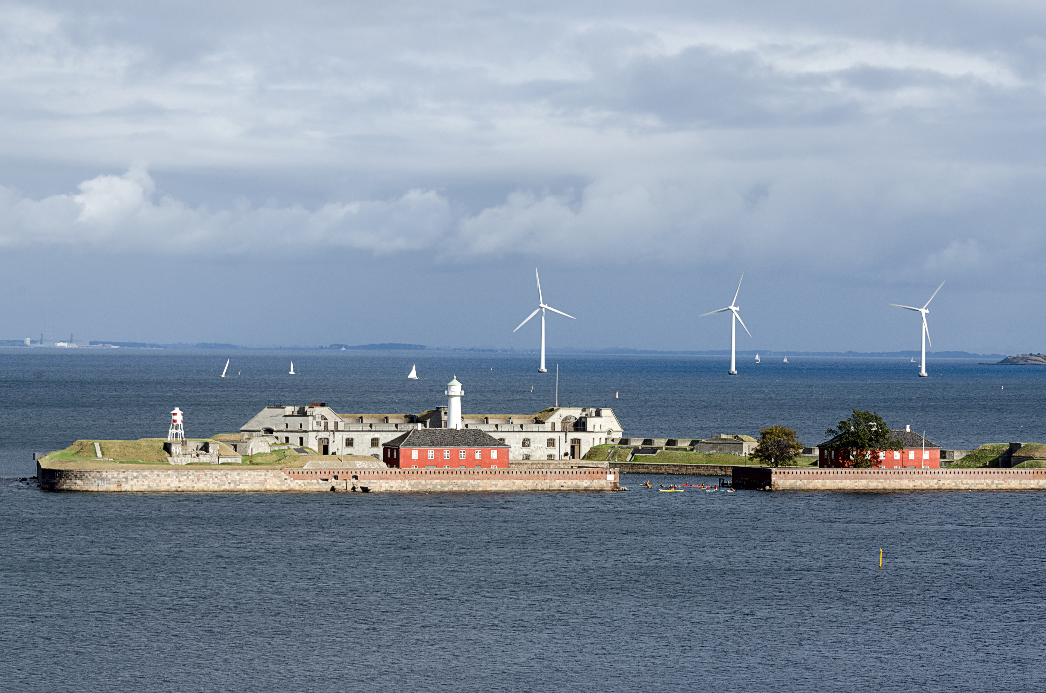 Marine wind farm in Denmark