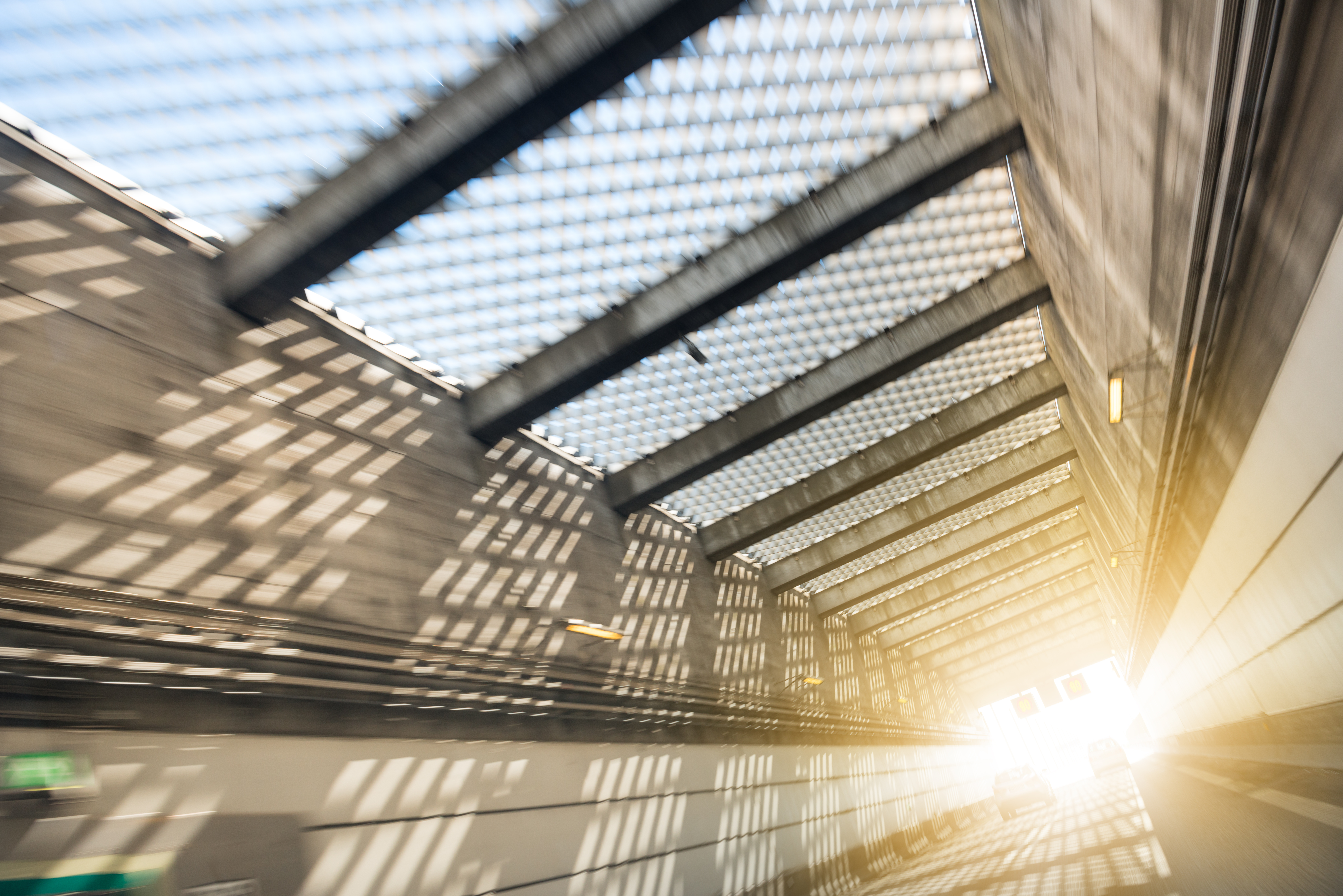 Tunnel in Denmark as transportation