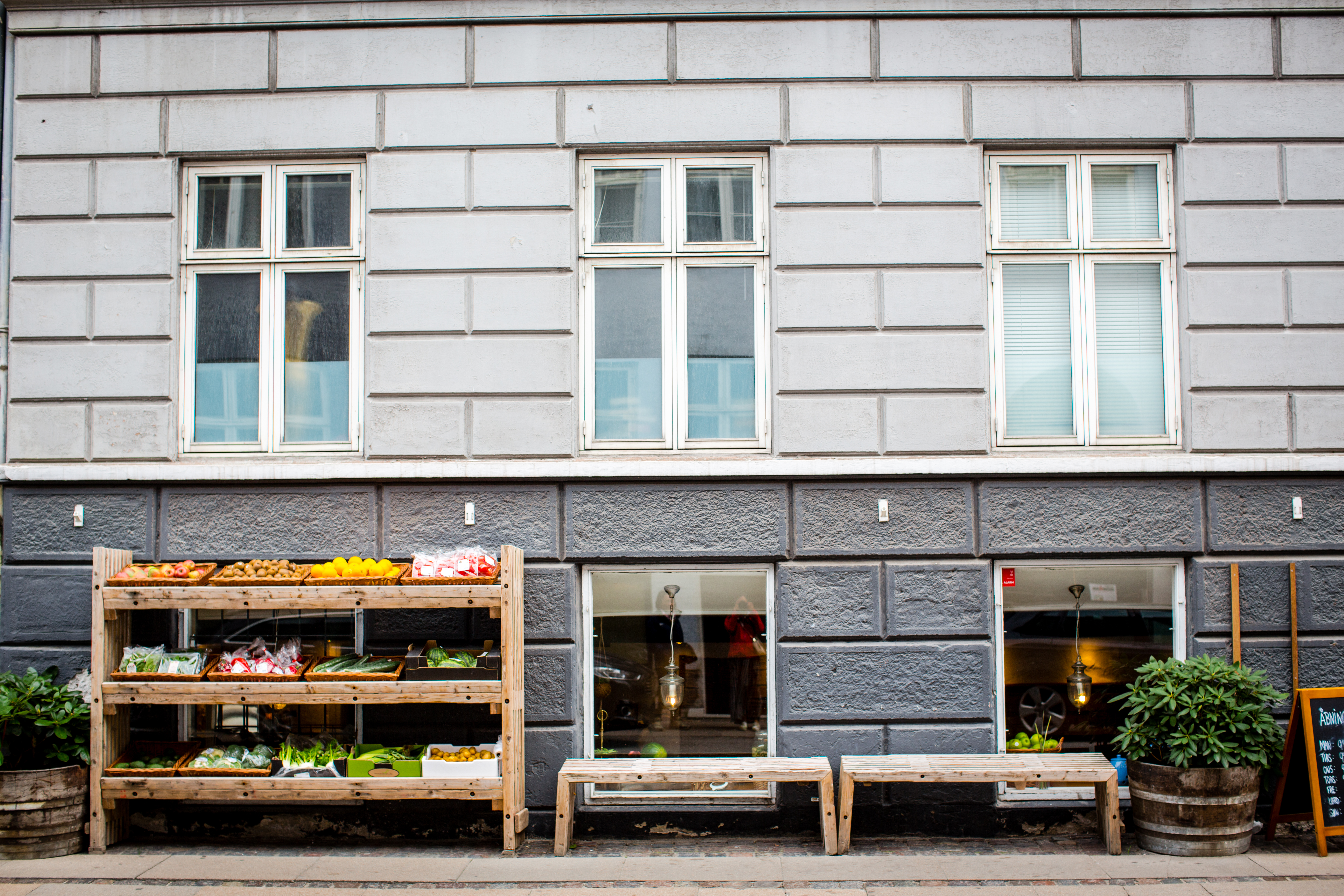 Locally produced food market