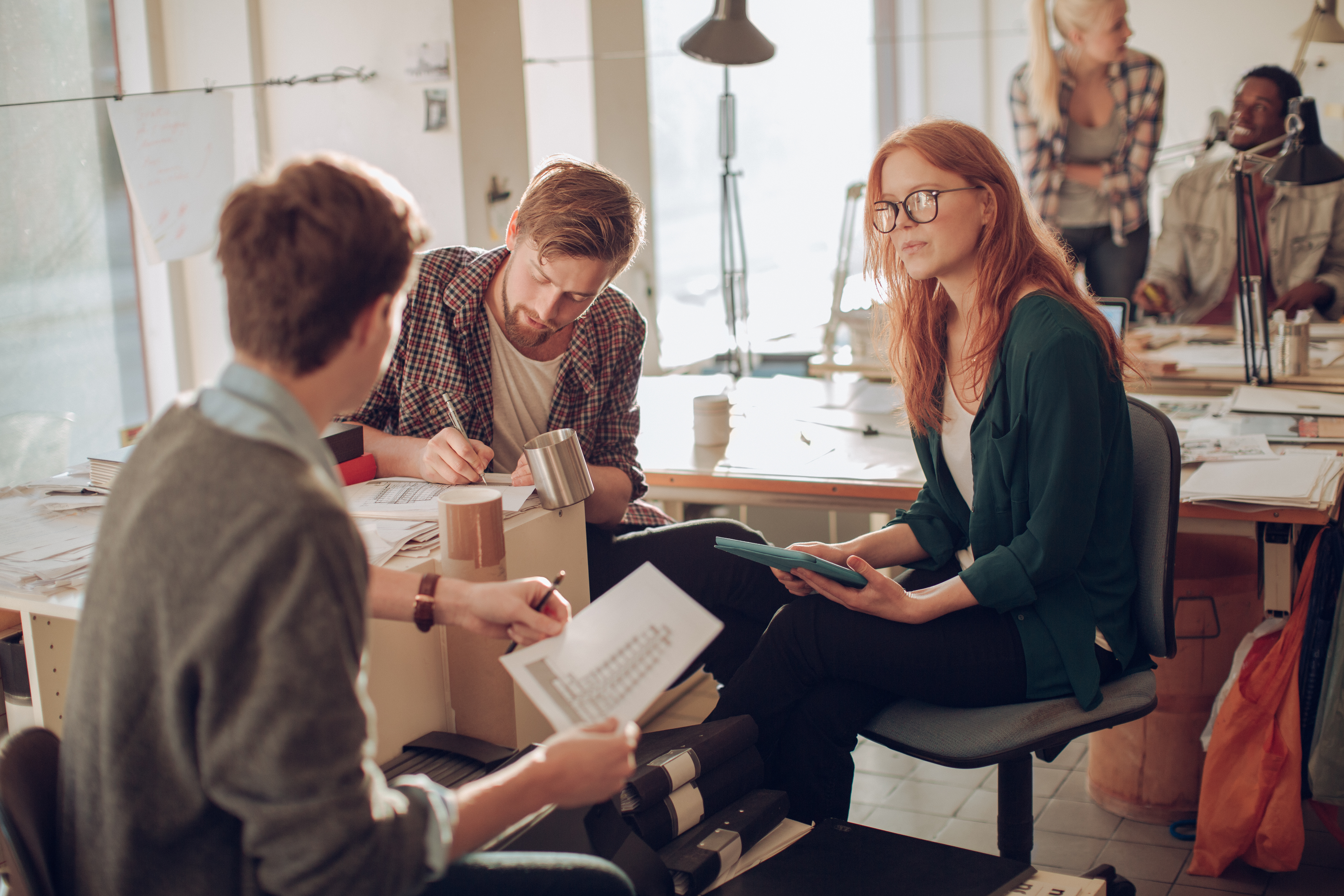 Teamwork in a creative environment