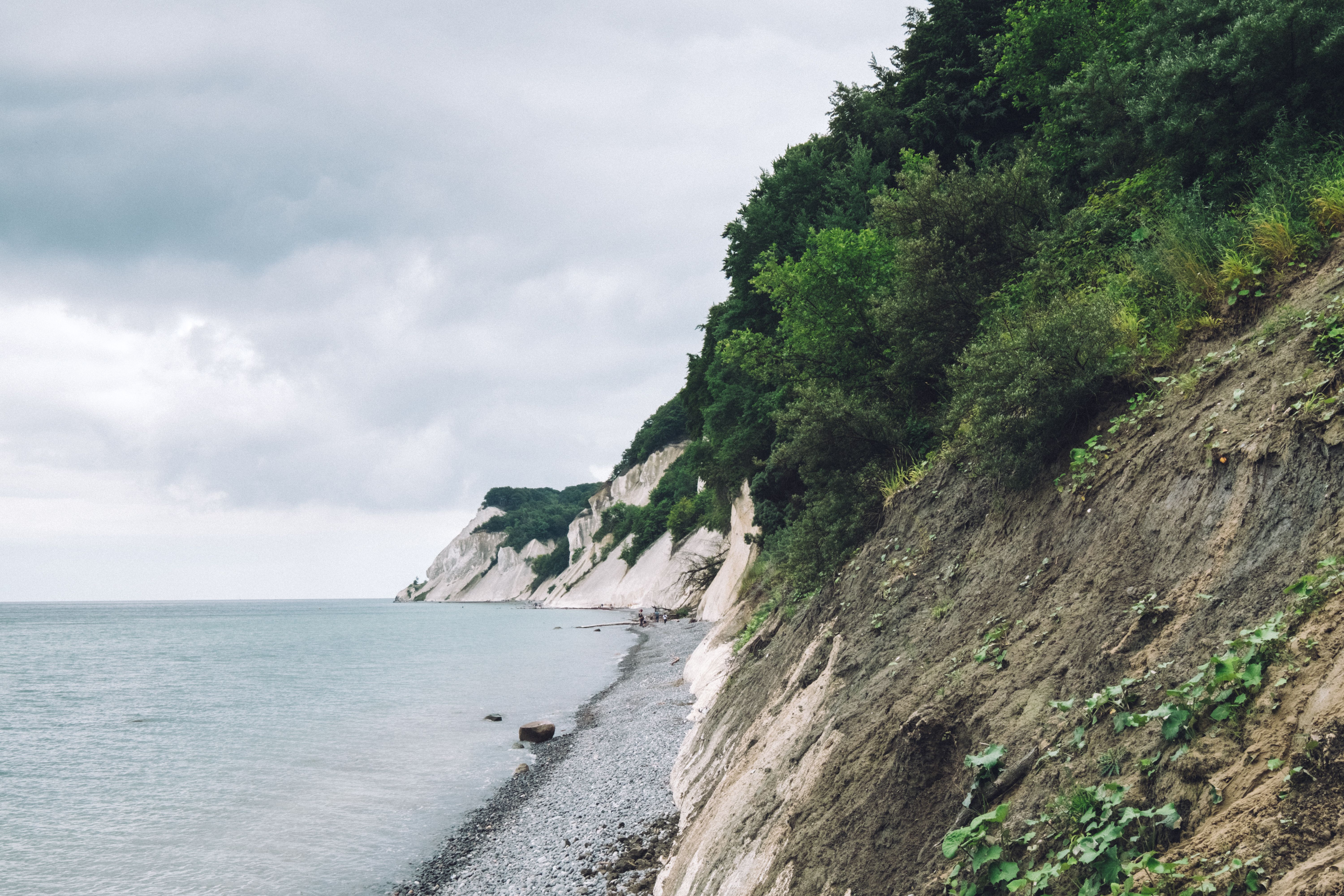 Scenic view of sea against sky in Denmark