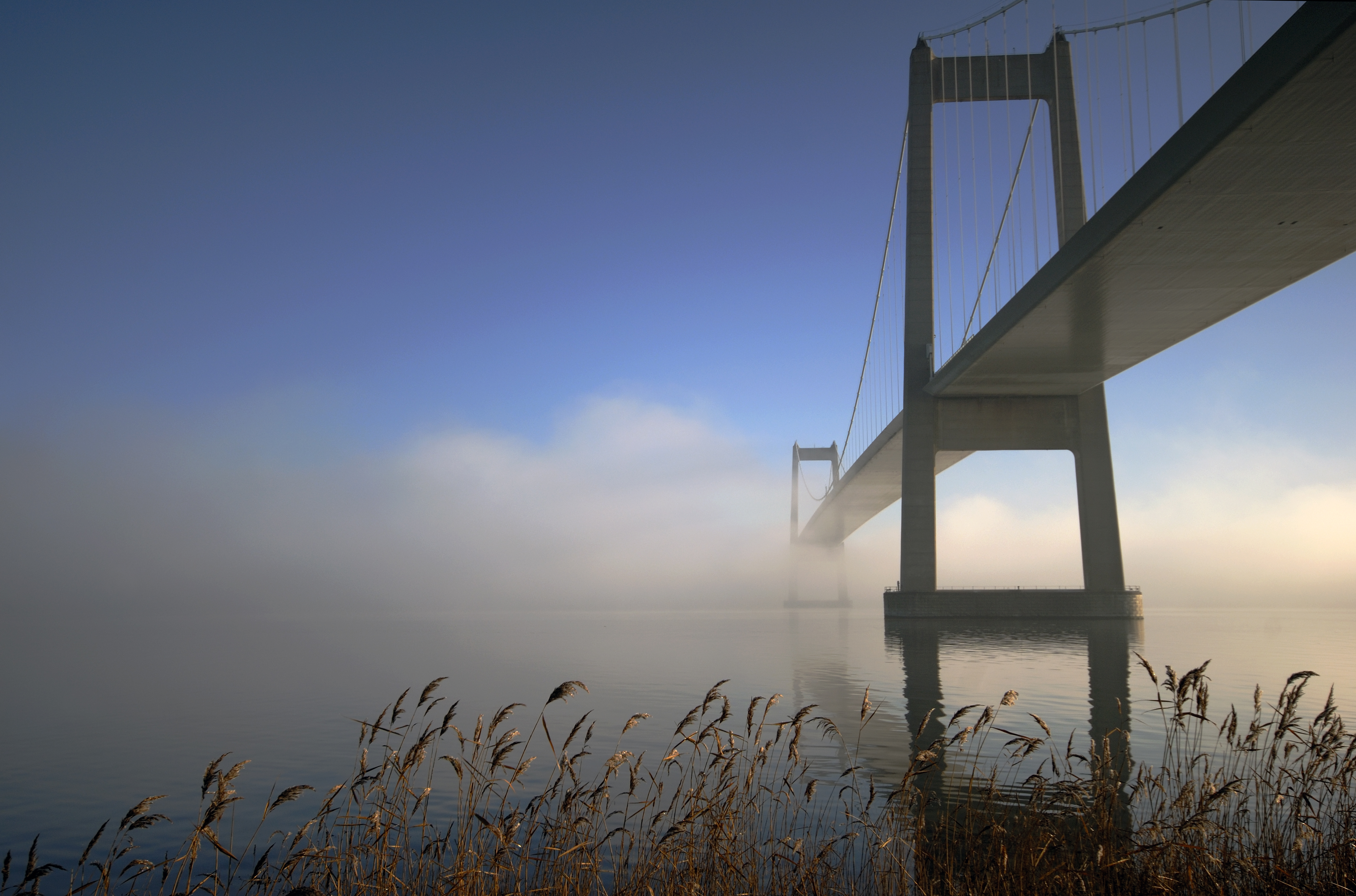 Storebælts bridge in Denmark