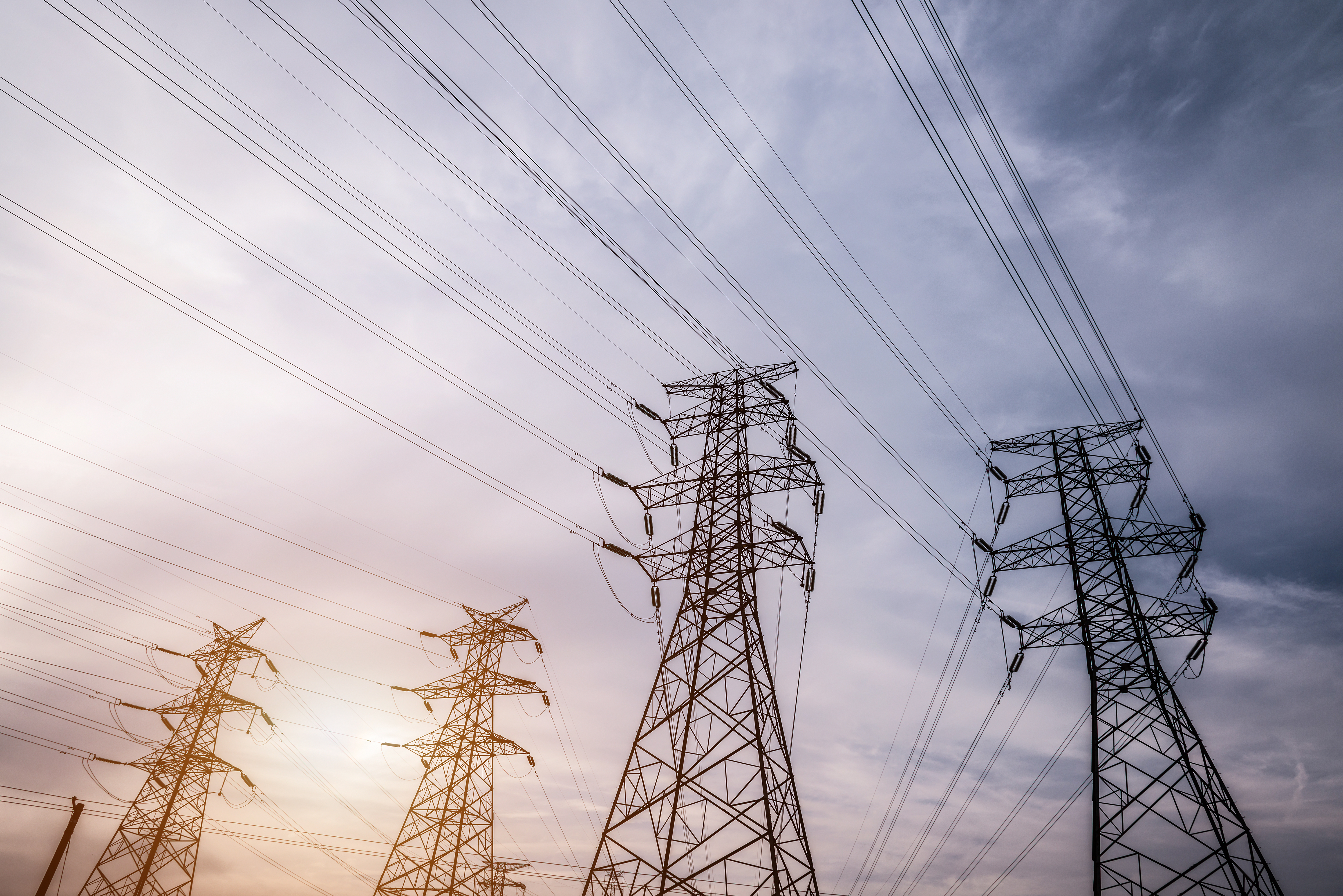 Electricity grid in the sun