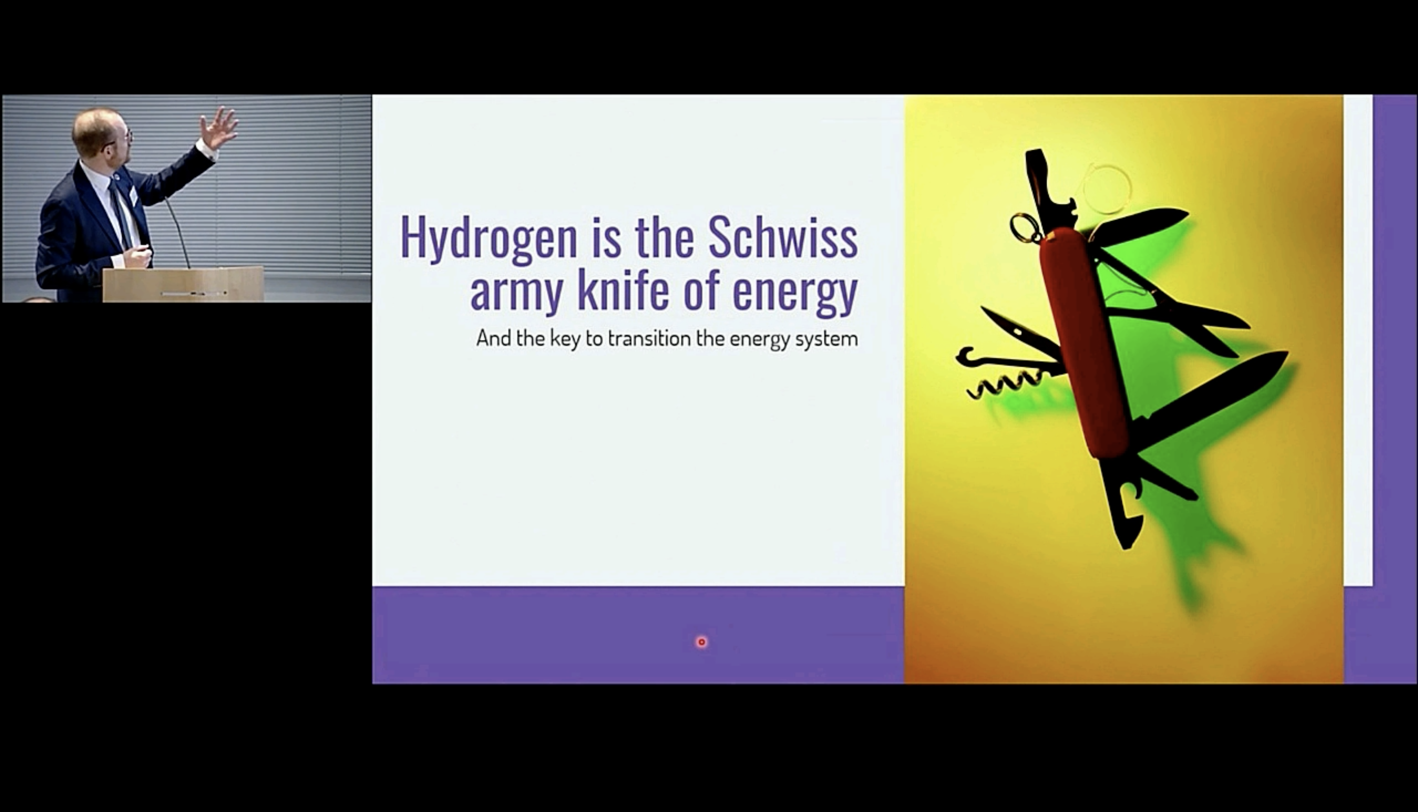 Tejs Laustsen Jensen, CEO, Hydrogen Denmark  at the PtX conference