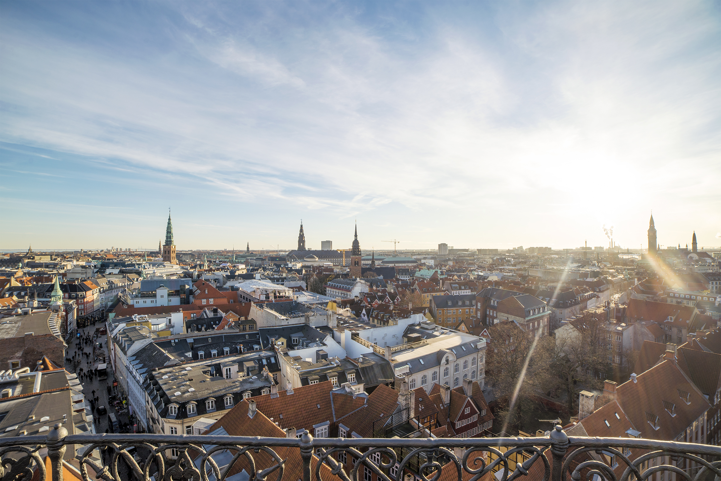Copenhagen skyline from Christianshavn